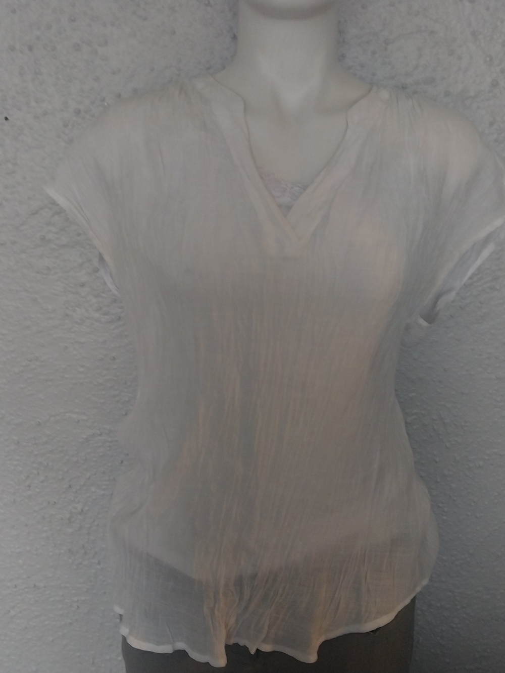 Liz Claiborne V-Neck Short Sleeve Tunic
